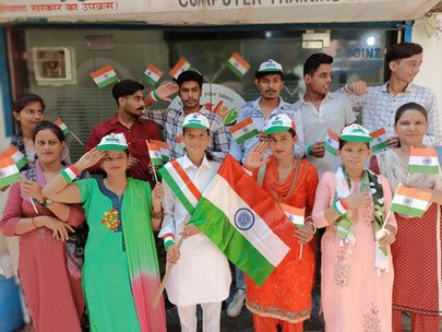 Independence Day Celebration at Hartron Skill Centre